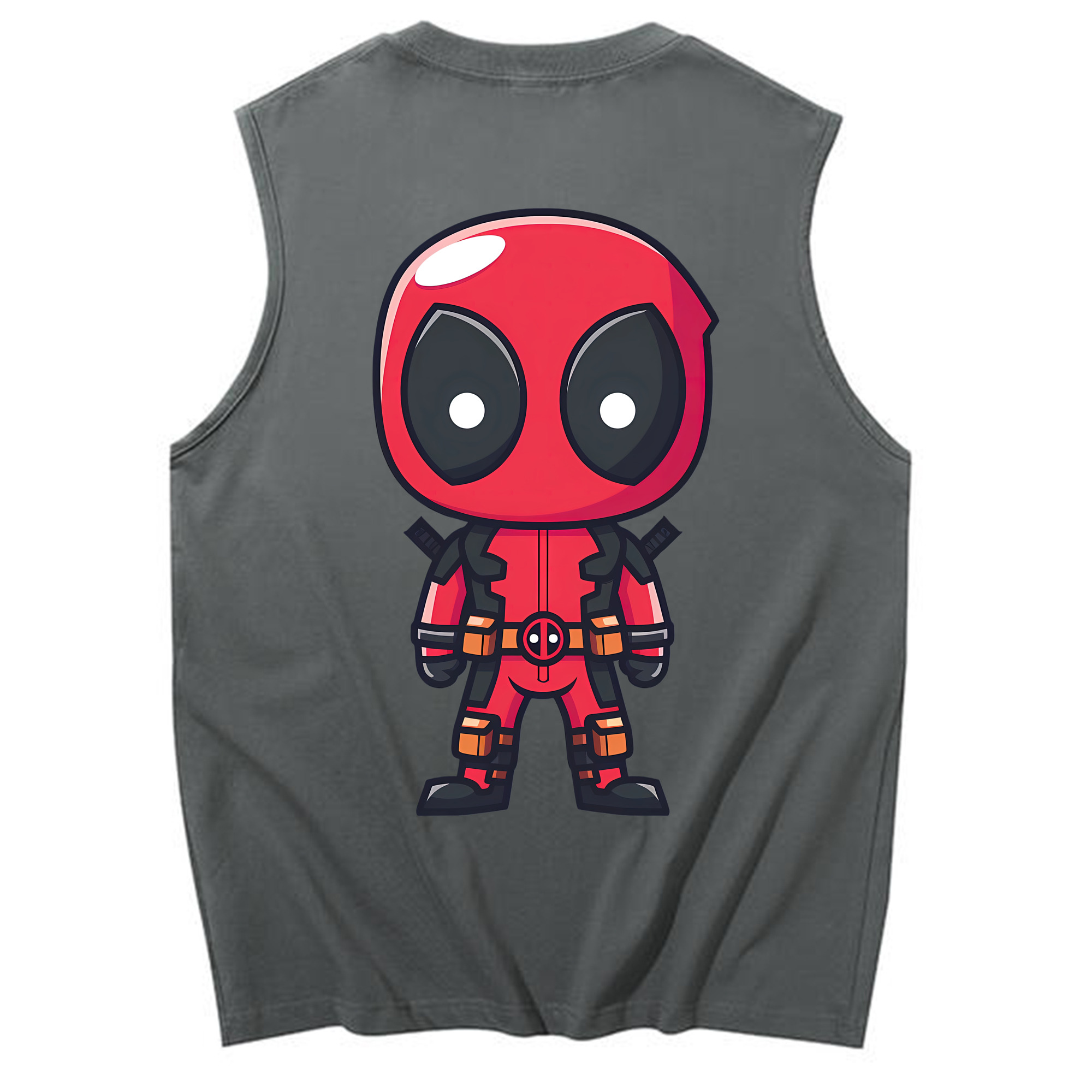 （画像用） Deadpool デッドプール コットン100％タンクトップ（背面プリント）